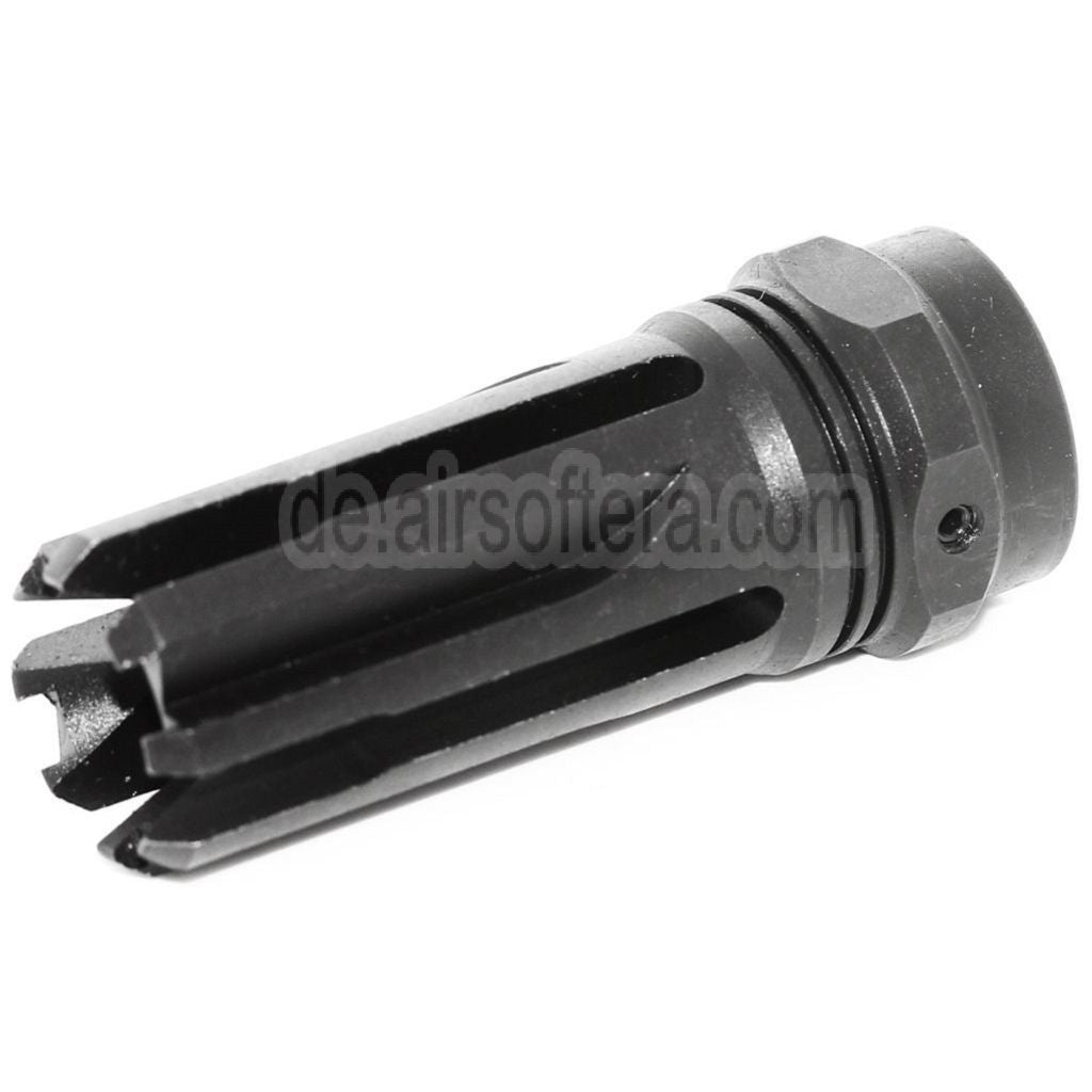 5KU 60mm VENOM Mündungsbremse Mündungsfeuerdämpfer Geeignet für -14mm CCW Gegen den Uhrzeigersinn Lauf Gewehre Airsoft Schwarz