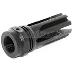 5KU 60mm VENOM Mündungsbremse Mündungsfeuerdämpfer Geeignet für -14mm CCW Gegen den Uhrzeigersinn Lauf Gewehre Airsoft Schwarz