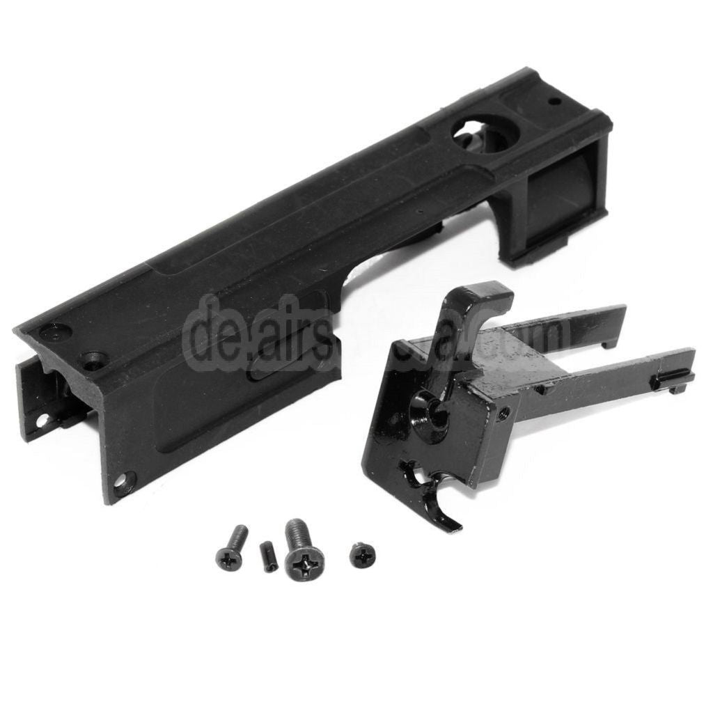 AirsoftEra Bolzenträger Geeignet für WELL G11 / KSC M11A1 Hard Kick GBB SMG Gewehre Schwarz