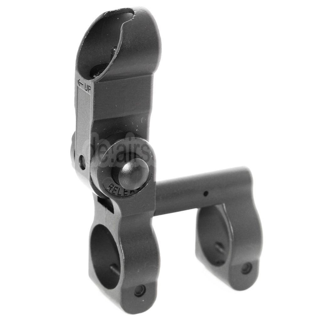 CYMA SPR Stil MK12 MOD 0 Taktisches Hochklappen Korn Geeignet für M4 M16 Serie AEG Gewehre Airsoft Schwarz