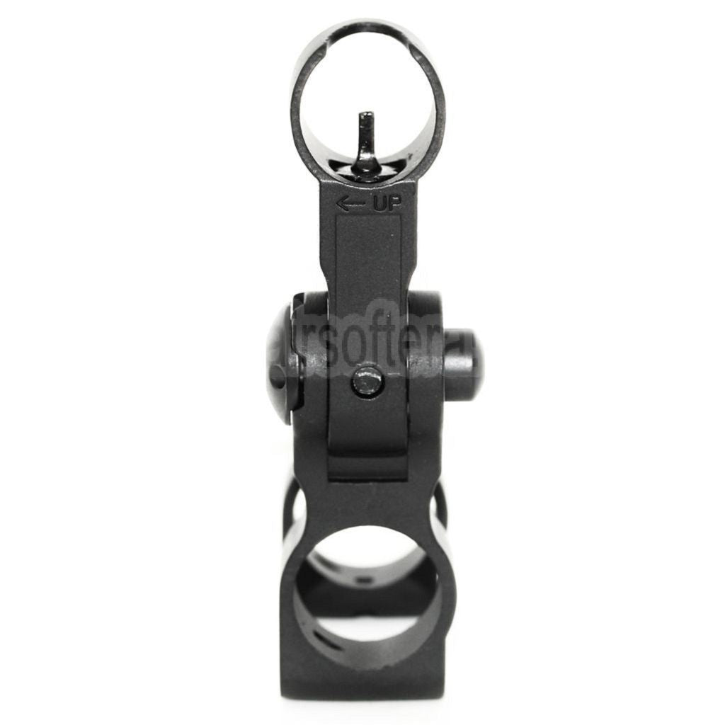 CYMA SPR Stil MK12 MOD 0 Taktisches Hochklappen Korn Geeignet für M4 M16 Serie AEG Gewehre Airsoft Schwarz