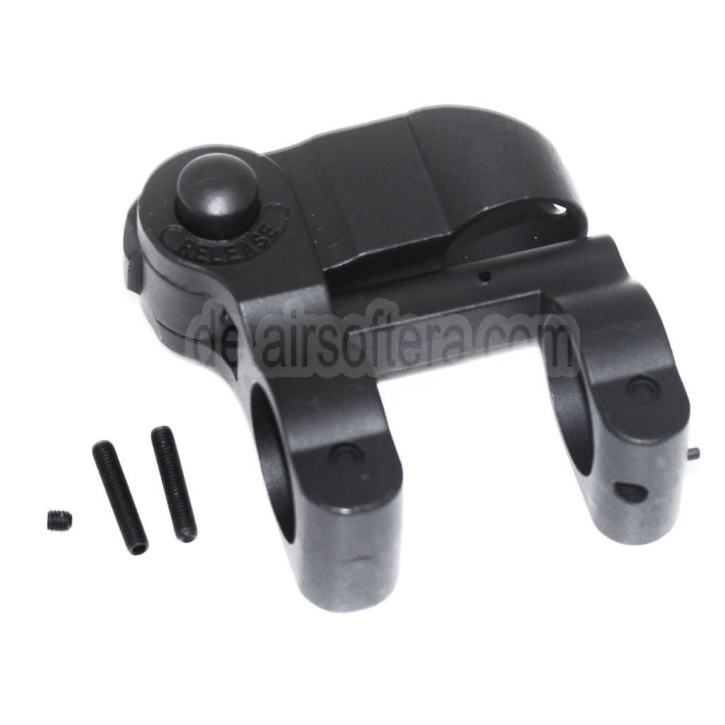 CYMA SPR Stil MK12 MOD 0 Taktisches Hochklappen Korn Geeignet für M4 M16 Serie AEG Gewehre Airsoft Schwarz