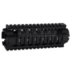 PTS Ergo Z Handschutz Schienen System geeignet für M4 M16 Serie AEG Gewehre Airsoft Schwarz