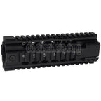 PTS Ergo Z Free Float Handschutz Schienen System geeignet für M4 M16 Serie AEG Gewehre Airsoft Schwarz