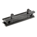 AirsoftEra 20mm 14-Slots 0.8 Zoll Durchsichtige Mini-Riser-Halterung Geeignet für 20mm Schienensystem Schwarz