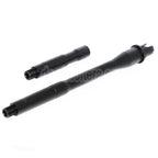 E&C 15 Zoll Aluminum CQB Außenlauf Verlängerungsrohr -14mm CCW Gegen den Uhrzeigersinn Geeignet für M4 M16 Serie AEG Gewehre Airsoft Schwarz