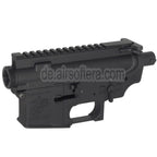 E&C Marine M4A1 Metallgehäuse Empfänger Set (Eingraviertes Logo) geeignet für E&C Tokyo Marui M4 M16 Serie AEG Gewehre Airsoft Schwarz