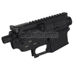 E&C Marine M4A1 Metallgehäuse Empfänger Set (Eingraviertes Logo) geeignet für E&C Tokyo Marui M4 M16 Serie AEG Gewehre Airsoft Schwarz