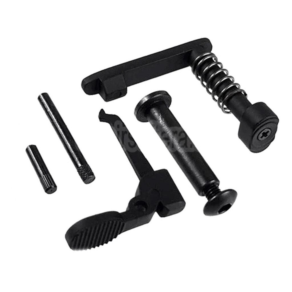 E&C Marine M4A1 Metallgehäuse Empfänger Set (Eingraviertes Logo) geeignet für E&C Tokyo Marui M4 M16 Serie AEG Gewehre Airsoft Schwarz