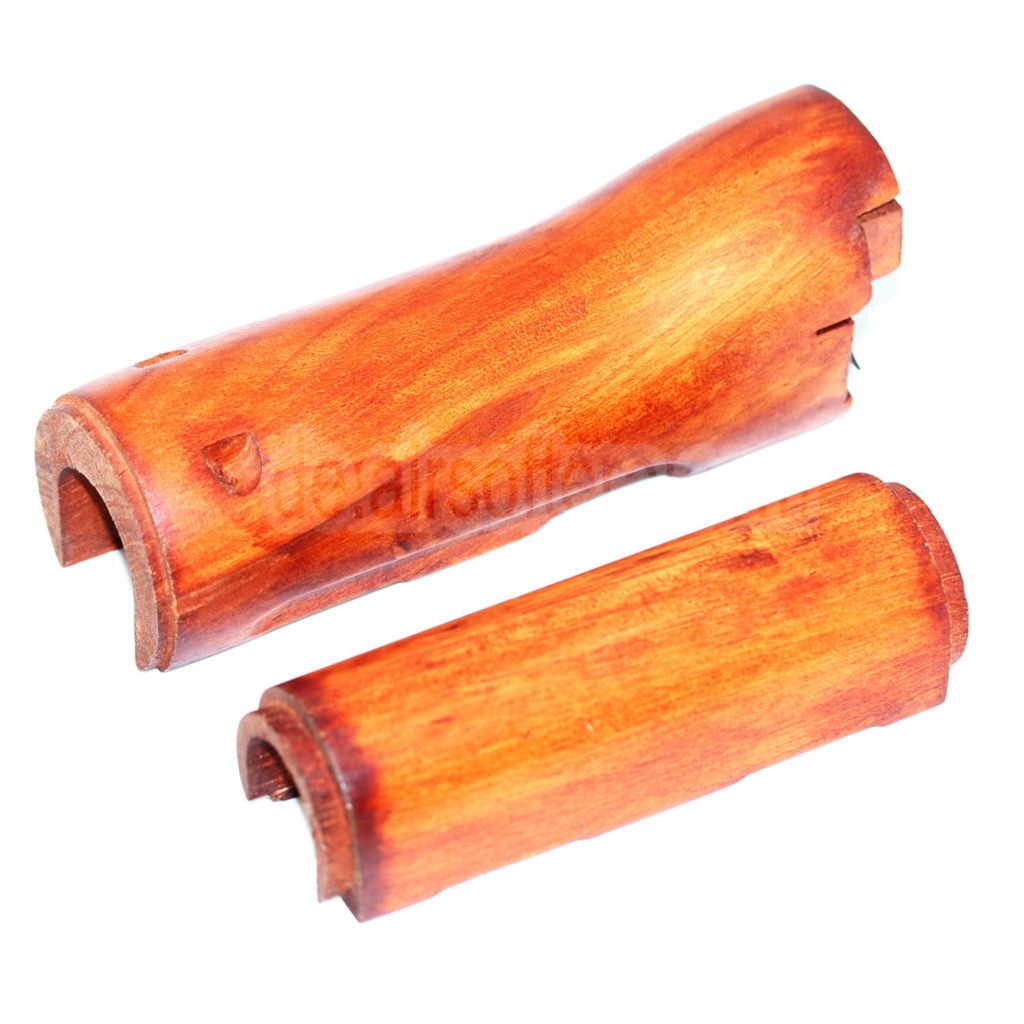 APS Holz Handschutz Kit Set Geeignet für ASK AK74 Serie AEG Gewehre Airsoft