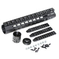 APS 260mm 10 Zoll Evolution Tech Keymod Handschutz Schienen System Geeignet für M4 M16 Serie AEG Gewehre Airsoft Schwarz