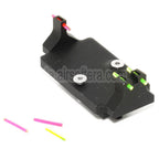 5KU RMR Stil Fiberglasvisier Basismontage Geeignet für Tokyo Marui G17 G18C G-Serie GBB Pistolen Airsoft