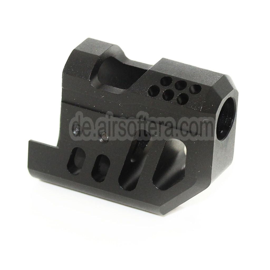 DOUBLE BELL Front Kit Kompensator Geeignet für DOUBLE BELL KSC M9 Serie GBB Pistolen Airsoft Schwarz