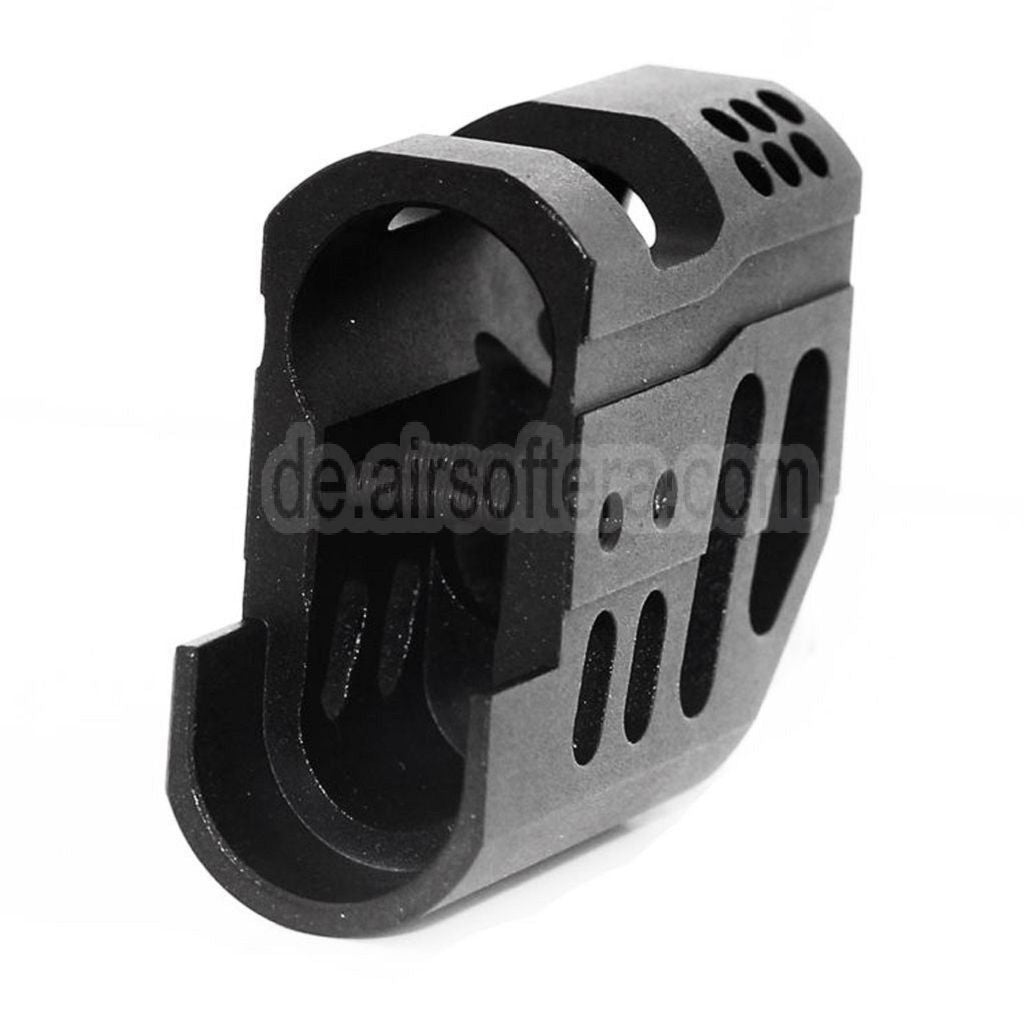 DOUBLE BELL Front Kit Kompensator Geeignet für DOUBLE BELL KSC M9 Serie GBB Pistolen Airsoft Schwarz