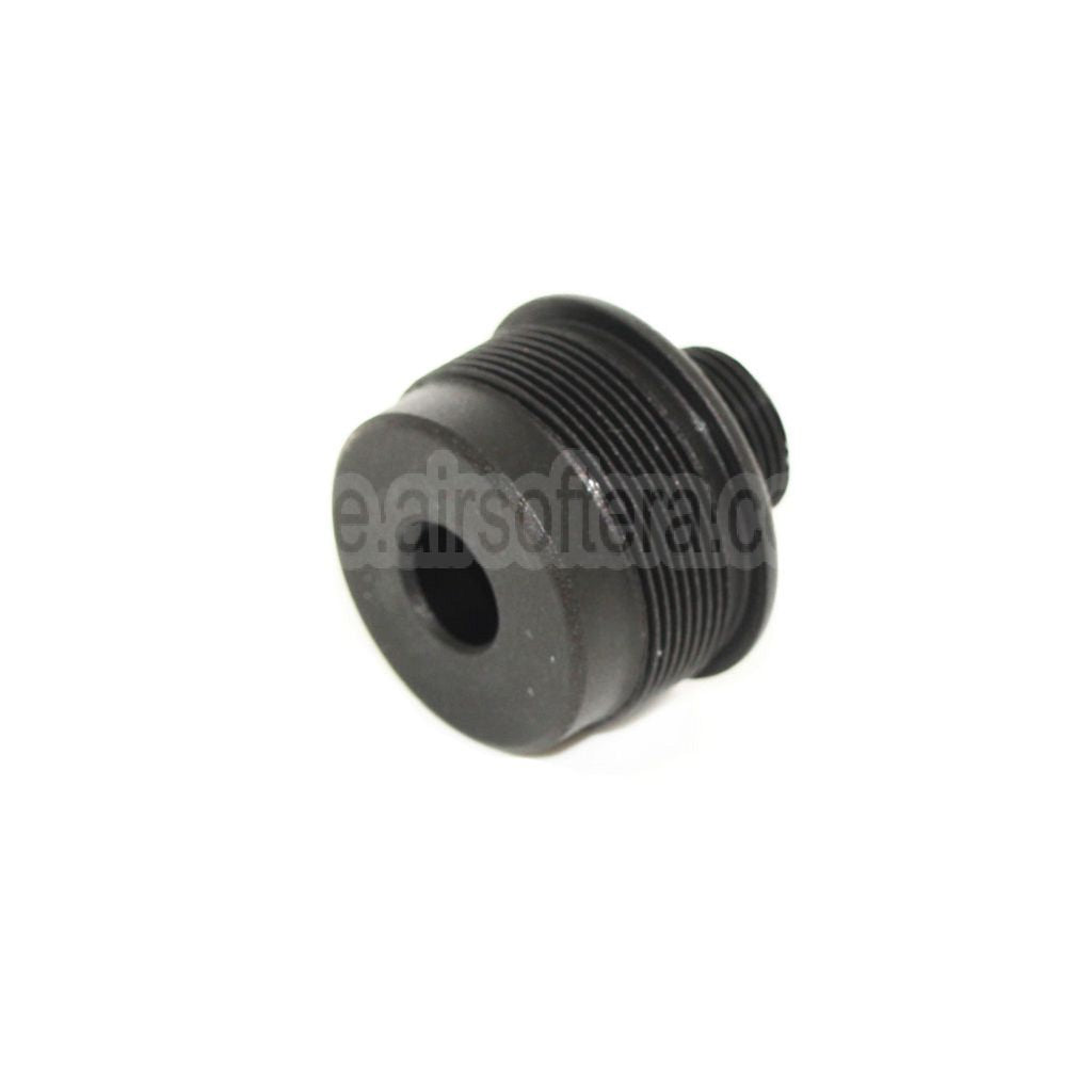 AirsoftEra Laufschalldämpfer Kompensatoradapter Geeignet für Tokyo Marui VSR-10 / WELL MB02 Serie (14mm CW bis CCW) Scharfschützengewehre