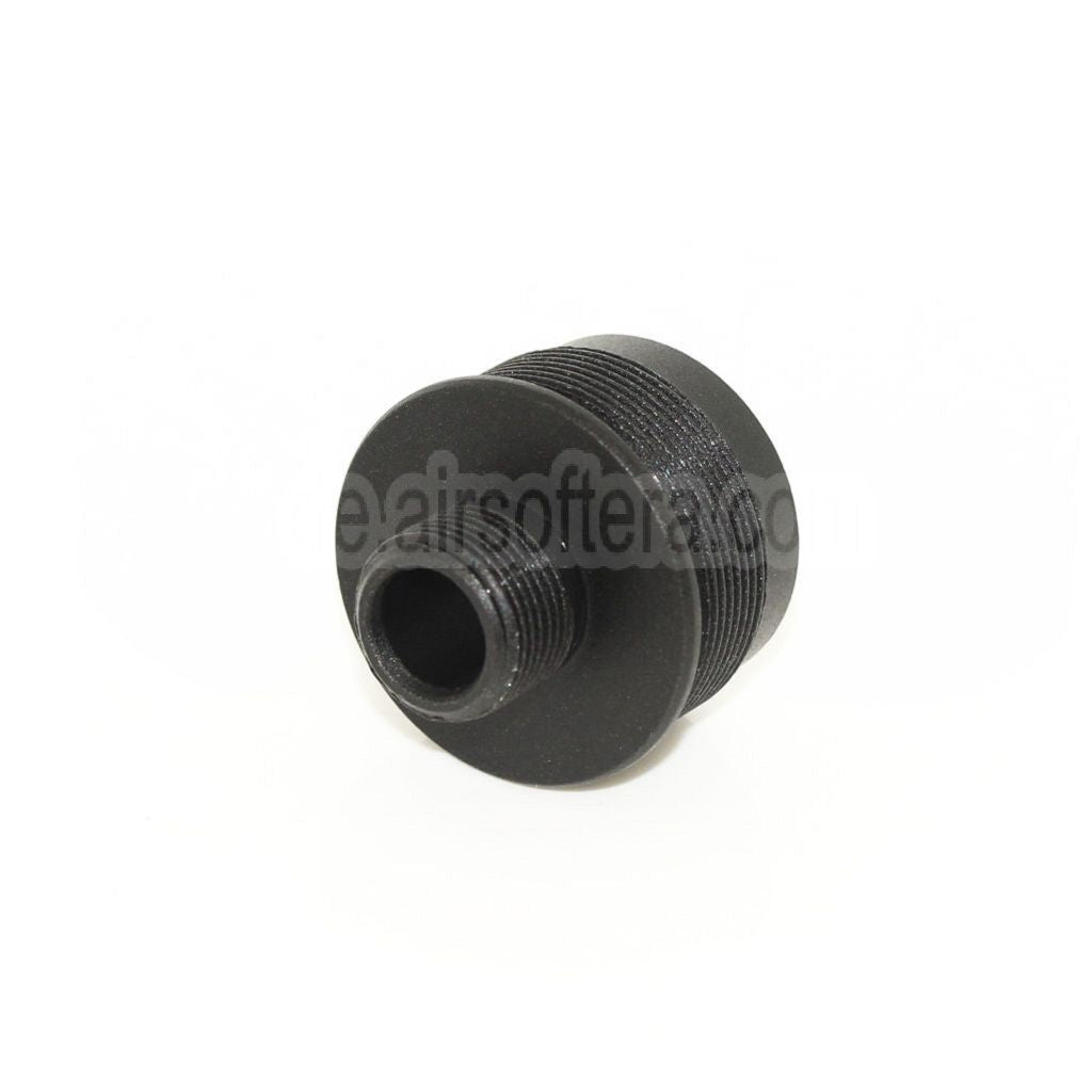 AirsoftEra Laufschalldämpfer Kompensatoradapter Geeignet für Tokyo Marui VSR-10 / WELL MB02 Serie (14mm CW bis CCW) Scharfschützengewehre