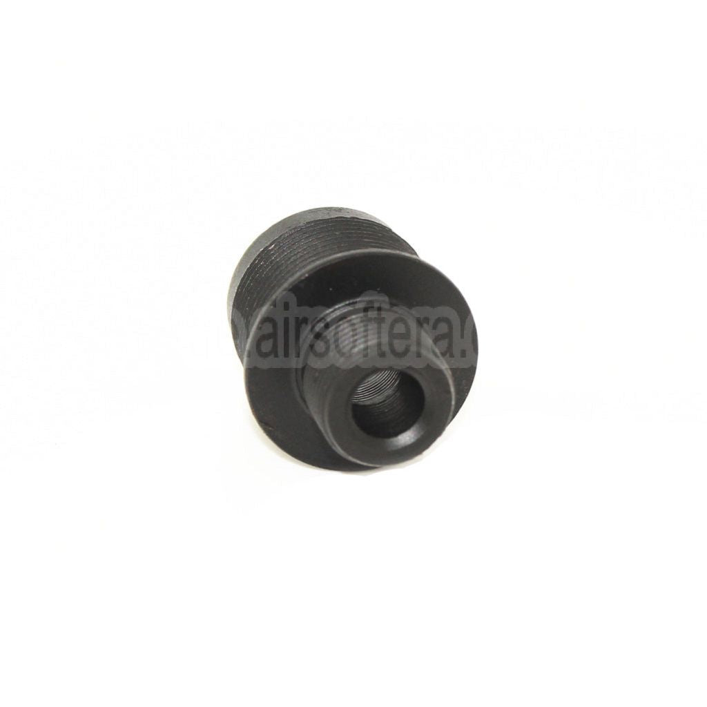 AirsoftEra Laufschalldämpfer Kompensatoradapter Geeignet für Tokyo Marui VSR-10 / WELL MB03 Serie (14mm CW bis CCW) Scharfschützengewehre