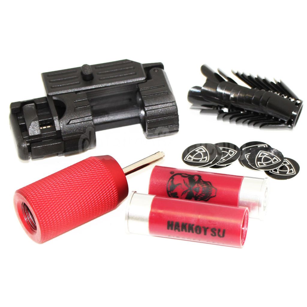 APS Smart Shot Mini Werfer mit Kartuschen Paintball Zylinderadapter Wattesiegelpapier & Gürtelschlaufe