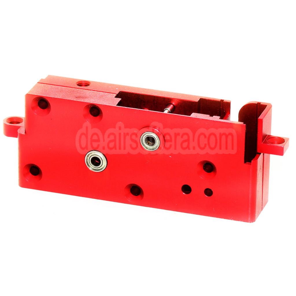 AirsoftEra CNC Kugellager Getriebegehäuse Geeignet für G&D DTW / Systema PTW Serie Gewehre Rot