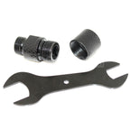 AirsoftEra Laufschalldämpfer Kompensatoradapter (-12mm CCW bis -14mm CCW) mit Schraubenschlüssel Geeignet für Tokyo Marui G17 Serie Pistolen