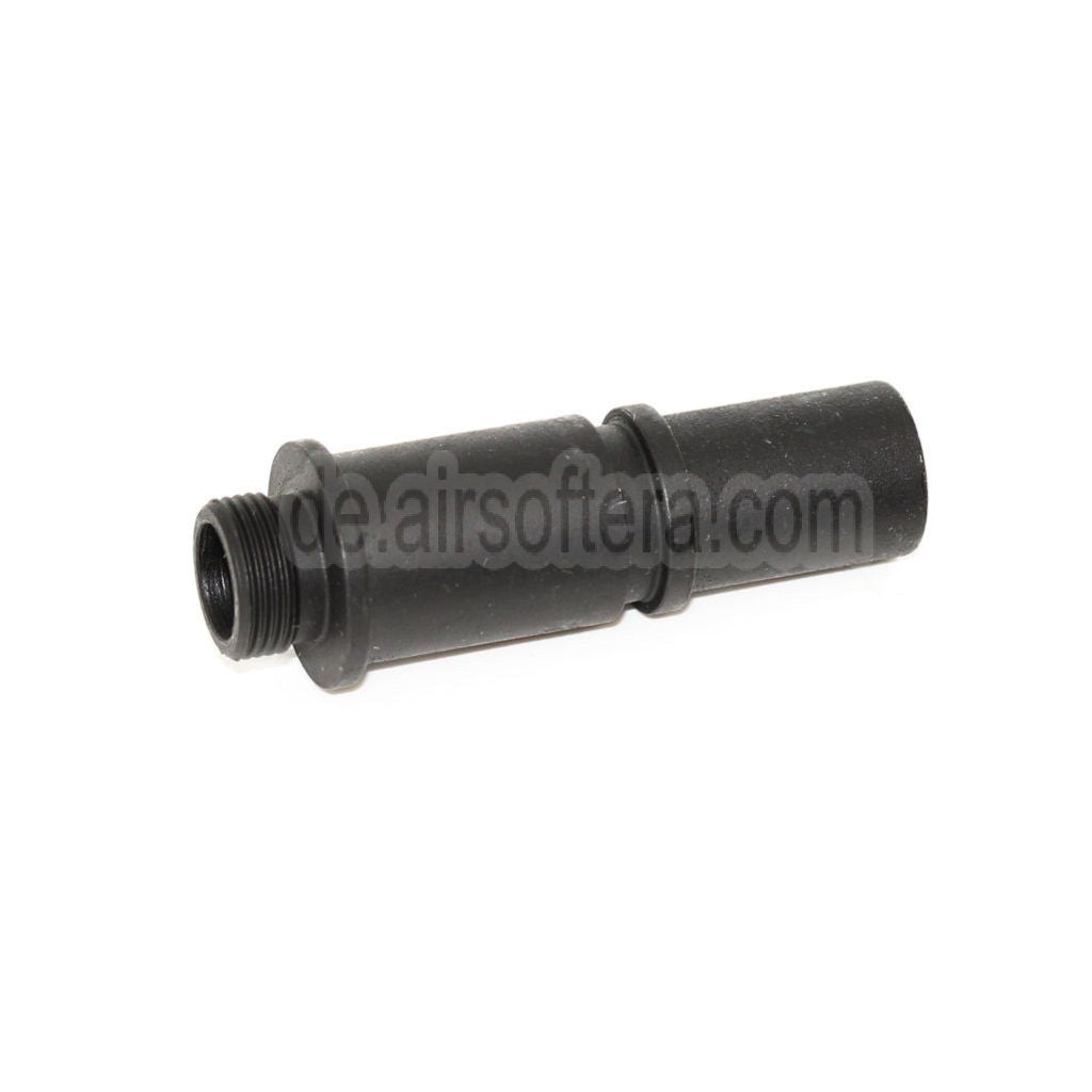 AirsoftEra Laufschalldämpfer Kompensatoradapter -14mm CCW Gegenuhrzeigersinn Gewinde Geeignet für KJ Tanaka M700 Serie Gewehre