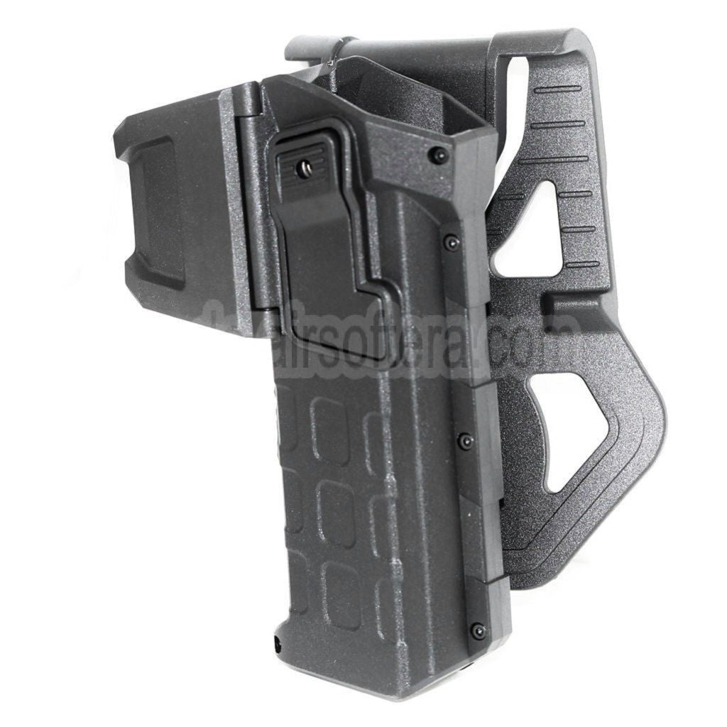 AirsoftEra Polymer Hartschalenkoffer Beweglich Halfter Geeignet für Tokyo Marui WE 1911 Pistolen Airsoft