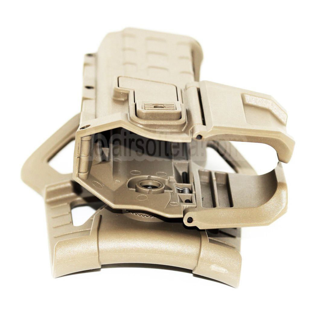 AirsoftEra Polymer Hartschalenkoffer Beweglich Halfter Geeignet für Tokyo Marui WE 1911 Pistolen Airsoft