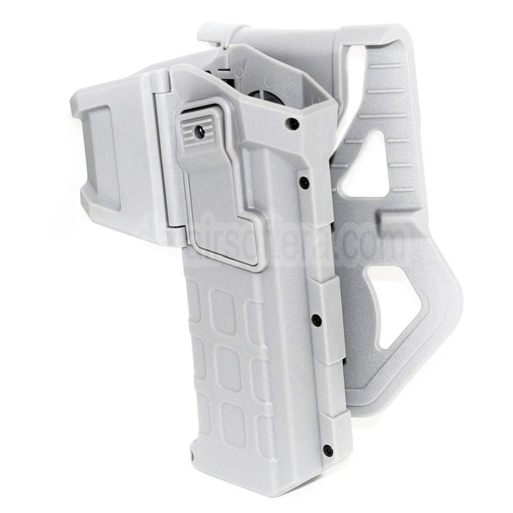 AirsoftEra Polymer Hartschalenkoffer Beweglich Halfter Geeignet für Tokyo Marui WE 1911 Pistolen Airsoft