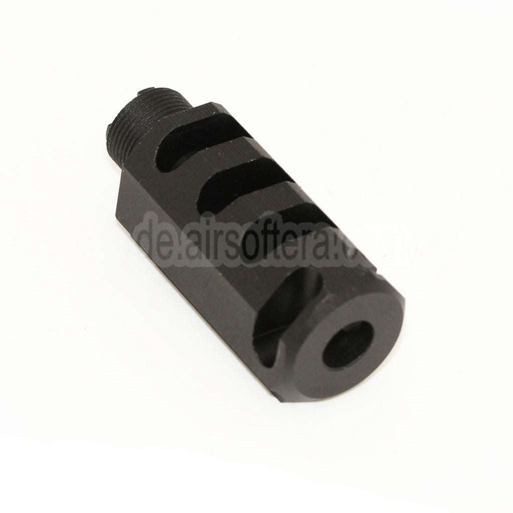 DOUBLE BELL 60mm/48mm Front Kit Kompensator Geeignet für DOUBLE BELL Tokyo Marui 1911 GBB Pistolen Airsoft Schwarz