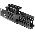 AirsoftEra 206mm CNC Aluminum RIS RAS Handschutz Schienen System Geeignet für A&K PKM AEG Gewehre Schwarz