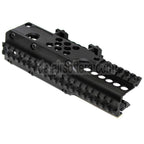 AirsoftEra 206mm CNC Aluminum RIS RAS Handschutz Schienen System Geeignet für A&K PKM AEG Gewehre Schwarz