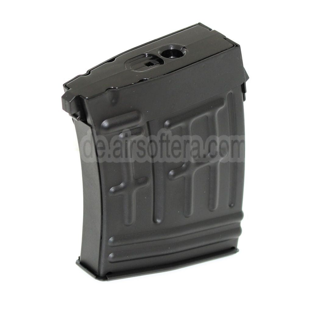 CYMA 80rd Mid-Cap Magazin Geeignet für Real Sword RS / S&T / CYMA / Tokyo Marui SVD Serie AEG Gewehre Airsoft Schwarz