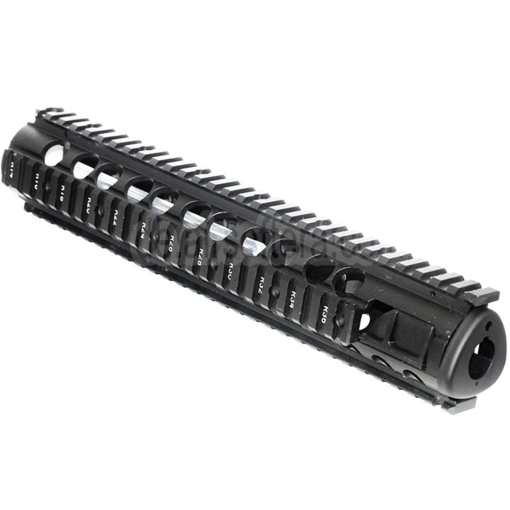 CYMA 295mm CNC Aluminum M5 RAS Handschutz Schienen System Geeignet für CYMA D-Boys G&P Classic-Army KWA G&G Jing Gong JG Tokyo Marui M4 M16 Serie AEG Gewehre Airsoft Schwarz