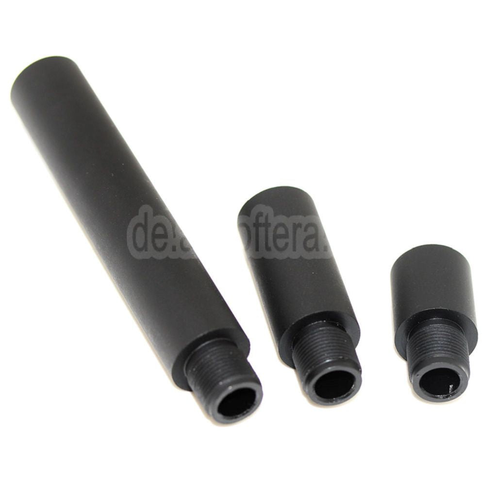 APS 3pcs 21mm/41mm/97mm 159mm Aluminium CQB Äußeres Lauf verlängerungsrohr Geeignet für All -14mm CCW Gegen den Uhrzeigersinn Gewehre Airsoft