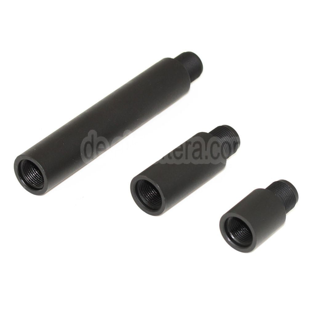 APS 3pcs 21mm/41mm/97mm 159mm Aluminium CQB Äußeres Lauf verlängerungsrohr Geeignet für All -14mm CCW Gegen den Uhrzeigersinn Gewehre Airsoft