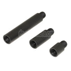 APS 3pcs 21mm/41mm/97mm 159mm Aluminium CQB Äußeres Lauf verlängerungsrohr Geeignet für All -14mm CCW Gegen den Uhrzeigersinn Gewehre Airsoft