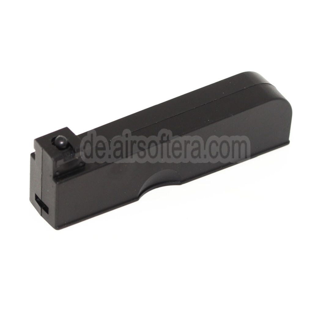 AirsoftEra 30rd Magazin Geeignet für Well MB02 MB03 MB07 MB10D MB11D VSR-10 Bolt Action Scharfschützengewehre schwarz