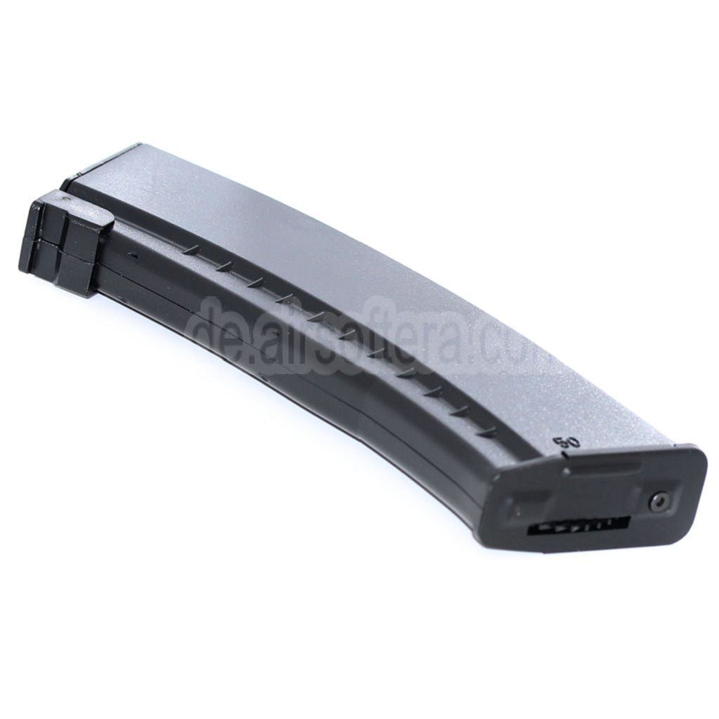 AirsoftEra 600rd Winding Hi-Cap Magazin Geeignet für AK Serie AEG Gewehre Schwarz