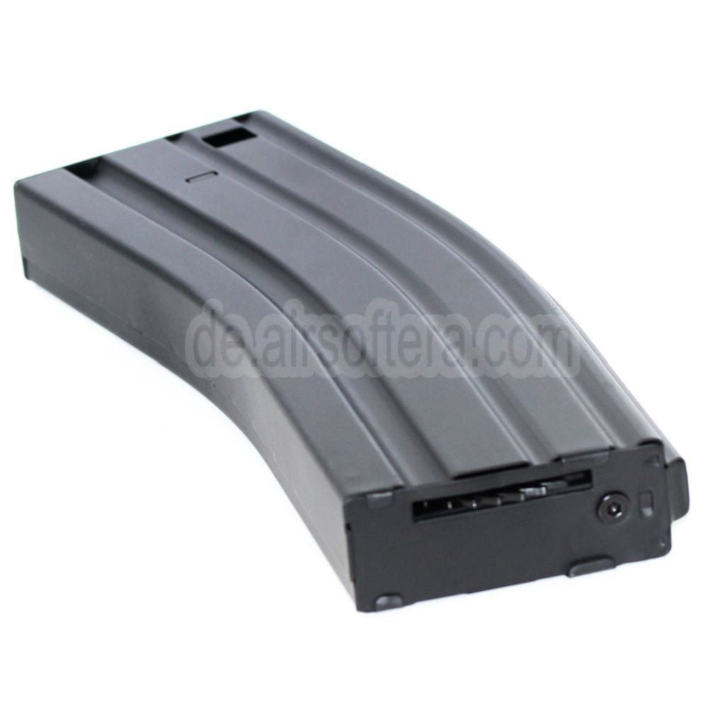 AirsoftEra 500rd Winding Hi-Cap Magazin Geeignet für M4 M16 Serie AEG Gewehre Schwarz