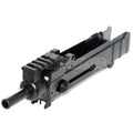 AirsoftEra Oberkörper Empfängerrahmen mit Außenlauf und 4-Slot Schiene Geeignet für WELL R2 Jing Gong JG Tokyo Marui VZ61 Scorpion AEP AEG Gewehre