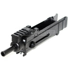 AirsoftEra Oberkörper Empfängerrahmen mit Außenlauf und 4-Slot Schiene Geeignet für WELL R2 Jing Gong JG Tokyo Marui VZ61 Scorpion AEP AEG Gewehre