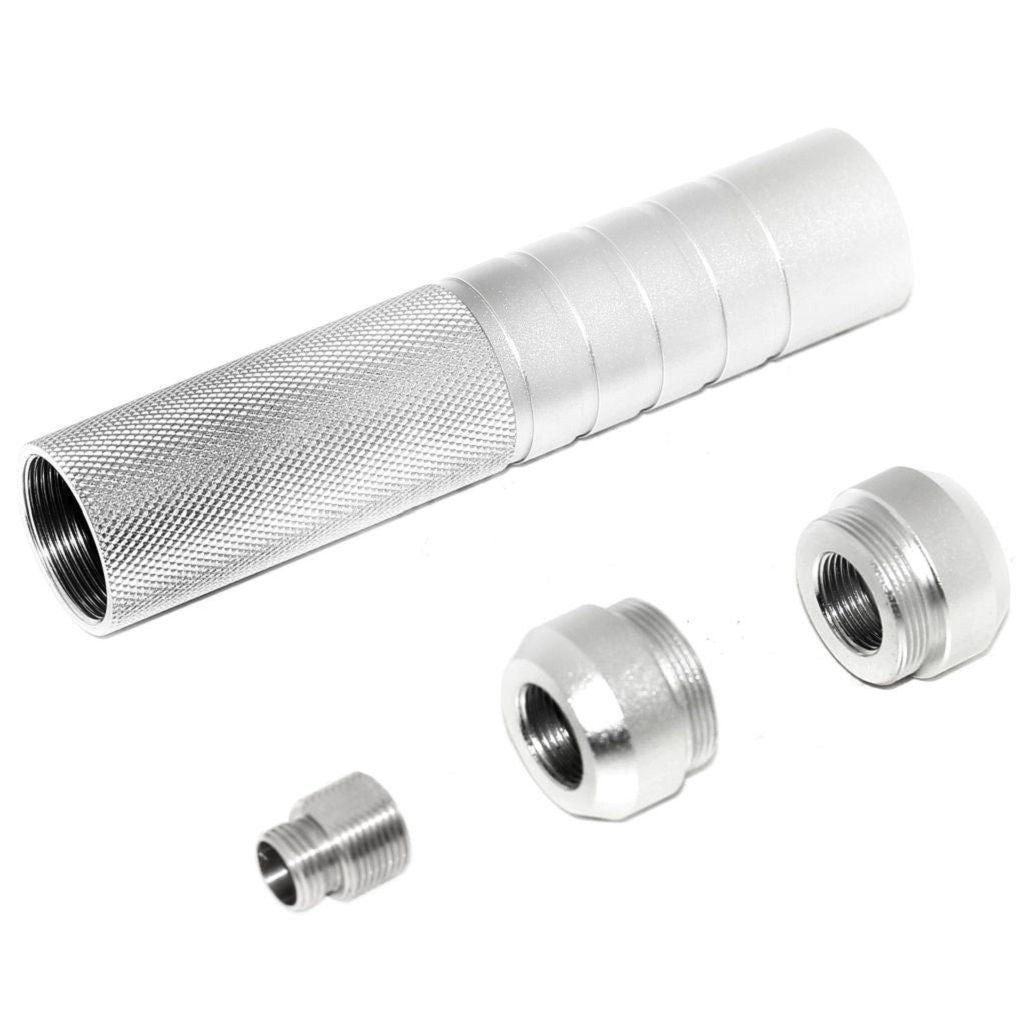 AirsoftEra 146mm 5.75 Zoll Noise Damping Bowl Schalldämpfer Laufverlängerungsrohr +/-14mm CW/CCW Gewinde Lauf Airsoft