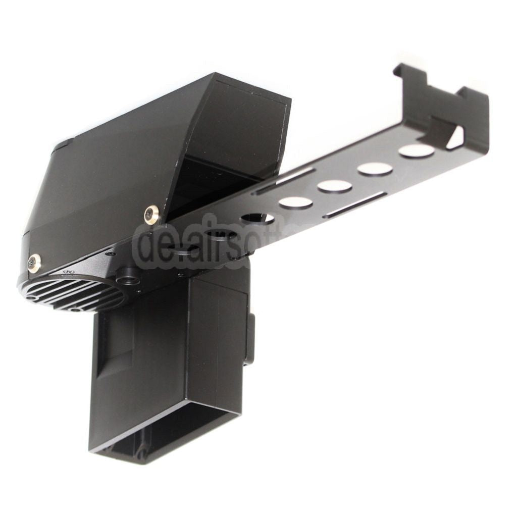 AirsoftEra 1500rd Hi-Cap Box Magazin Geeignet für P90 Serie AEG Gewehre Schwarz