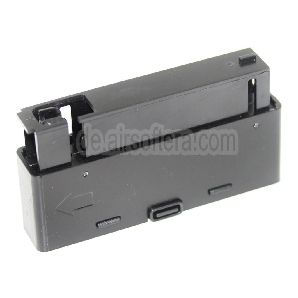 AirsoftEra 27rd Magazin Geeignet für Well MB06 APS SR2 Echo1 ASR SR-2 TSD SD98 Bolt Action Scharfschützengewehre Schwarz