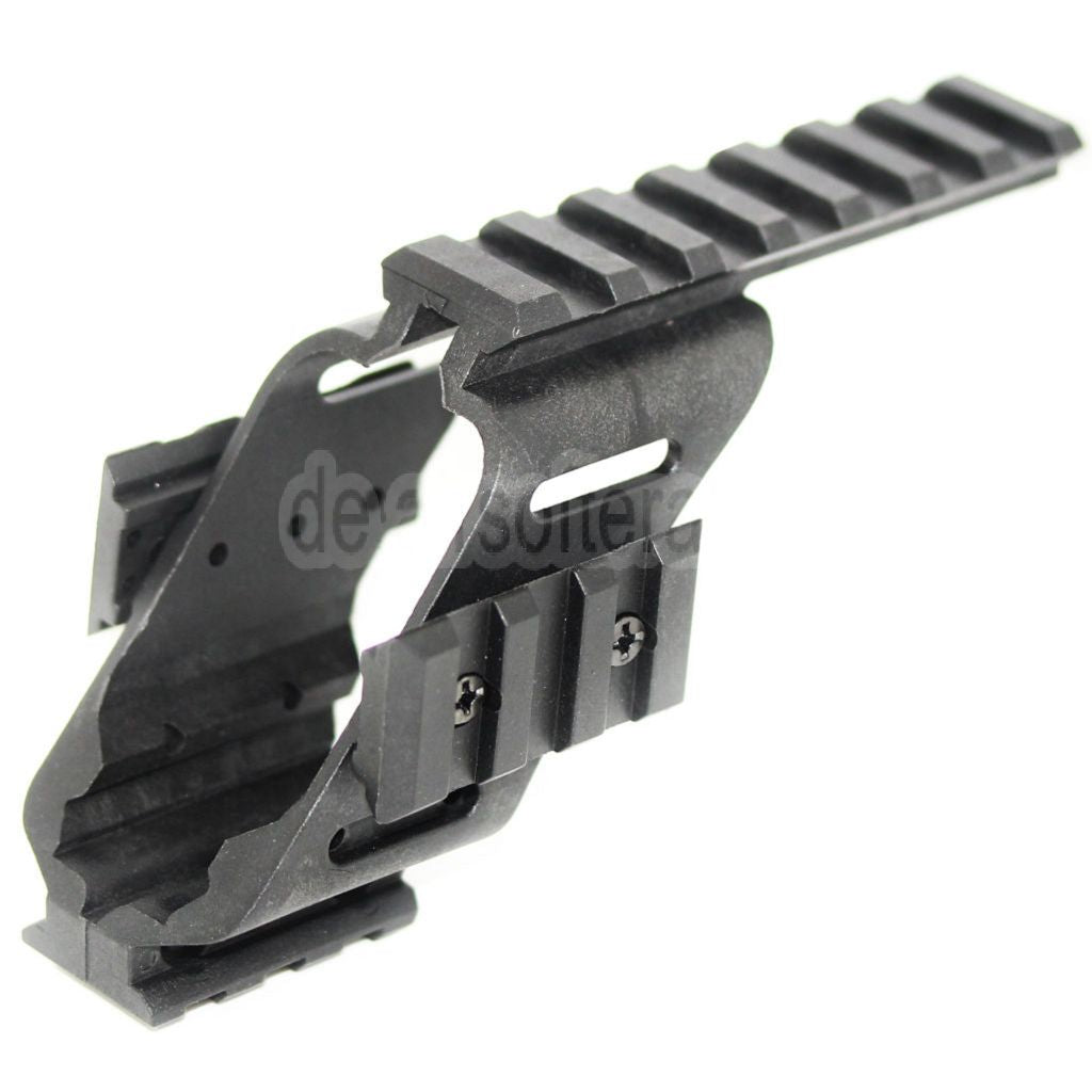 AirsoftEra 20mm Weaver Schienen Zielfernrohrmontage Basis Geeignet für WE KSC Tanaka Tokyo Marui G17 G18C Serie Pistolen Schwarz
