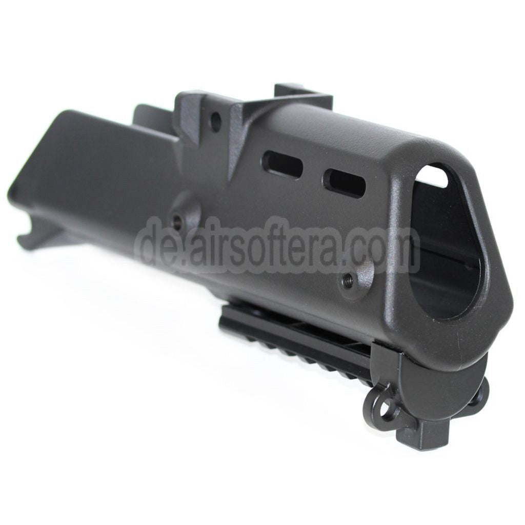 Golden Eagle Polymer Handschutz set mit 20mm Unterschiene Geeignet für Jing Gong JG Golden Eagle G36C Serie AEG Gewehre Airsoft Schwarz