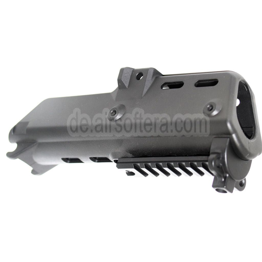 Golden Eagle Polymer Handschutz set mit 20mm Unterschiene Geeignet für Jing Gong JG Golden Eagle G36C Serie AEG Gewehre Airsoft Schwarz