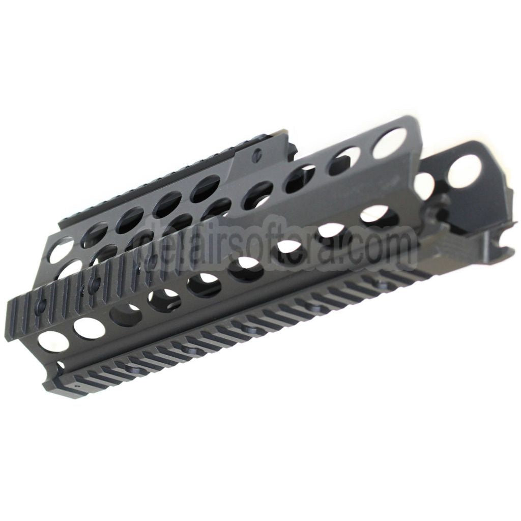 Golden Eagle 260mm CNC Aluminum RAS Handschutz Schienen System Geeignet für JG Golden Eagle CYMA Echo1 Matrix Tokyo Marui G36 Serie AEG Gewehre Airsoft Schwarz