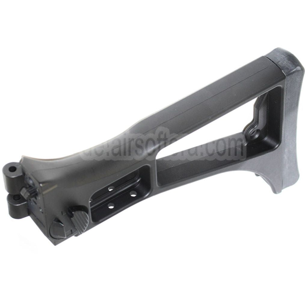Golden Eagle Polymer Klappbarer Gewehrschaft Geeignet für Classic Army JG Jing Gong Golden Eagle CYMA Tokyo Marui G36 Serie AEG Gewehre Airsoft Schwarz