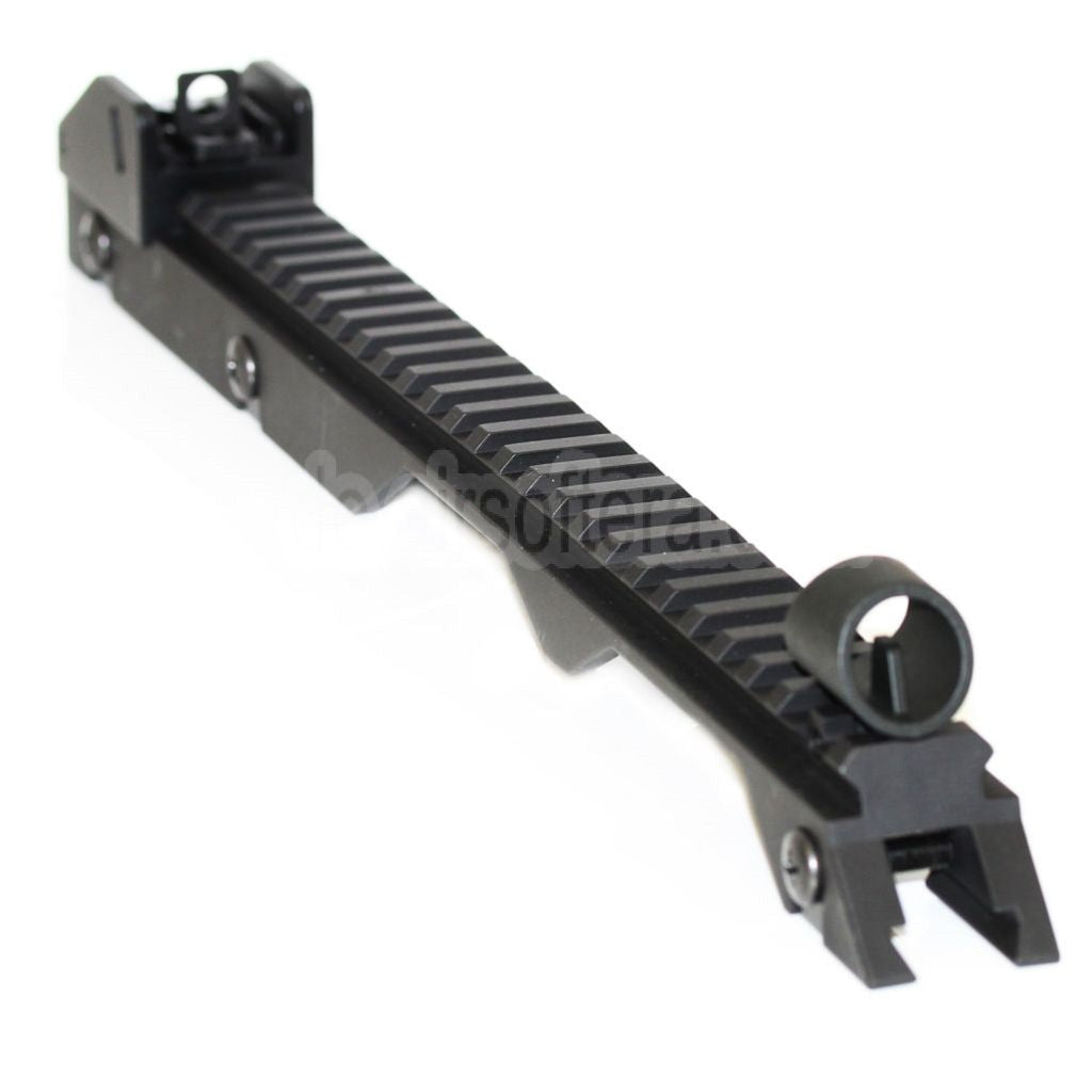 Golden Eagle 340mm Tragegriff an der oberen Schiene Geeignet für G36-Serie AEG Gewehre Airsoft Schwarz